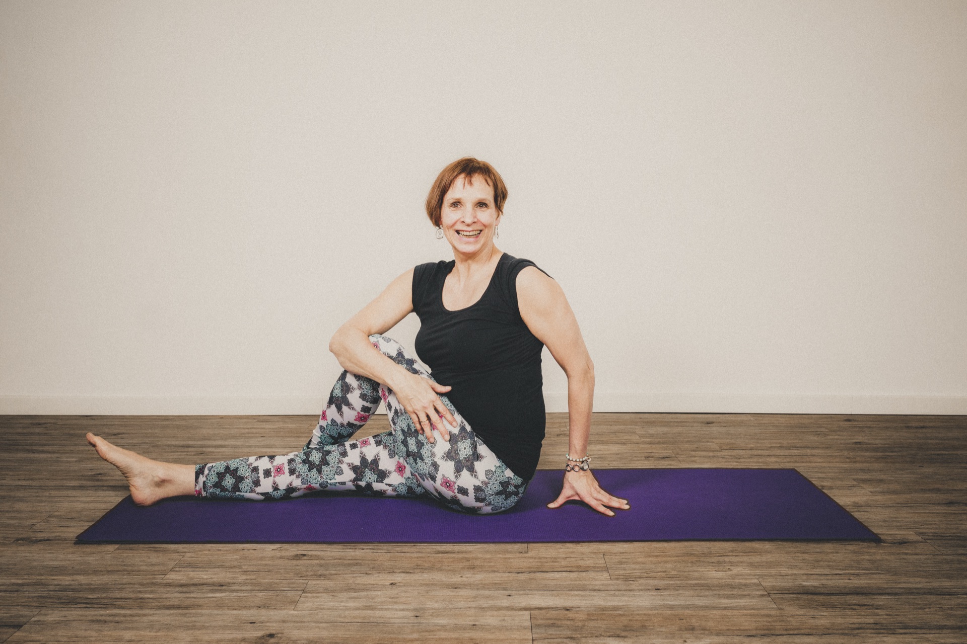 Pilates auf der Matte – konzentrierte Übung